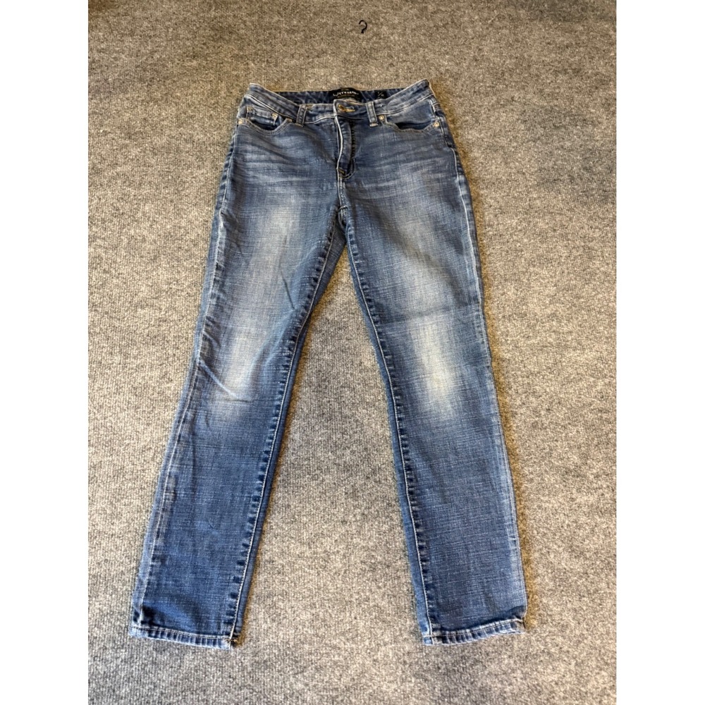 Lucky Brand Hayden Skinny Jeans Womens 2/26 Blue Medium Wash Denim Stretch